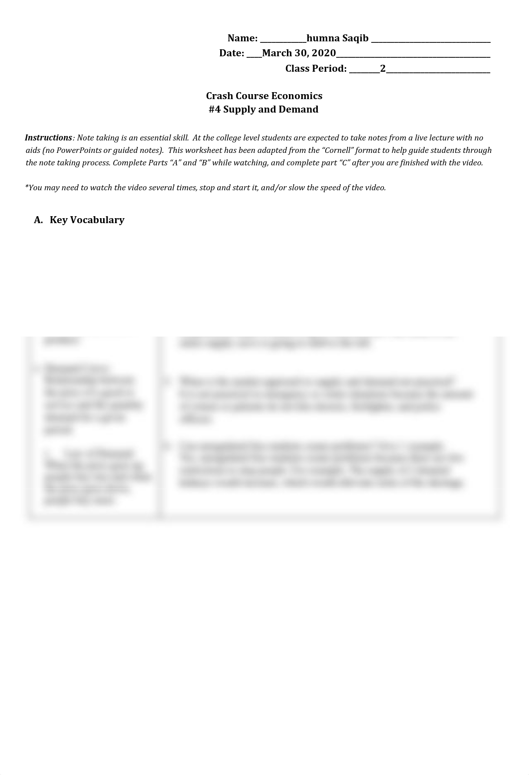 Crash Course Economics 4 Supply and Demand completed.pdf_d4p1ghd80dh_page1