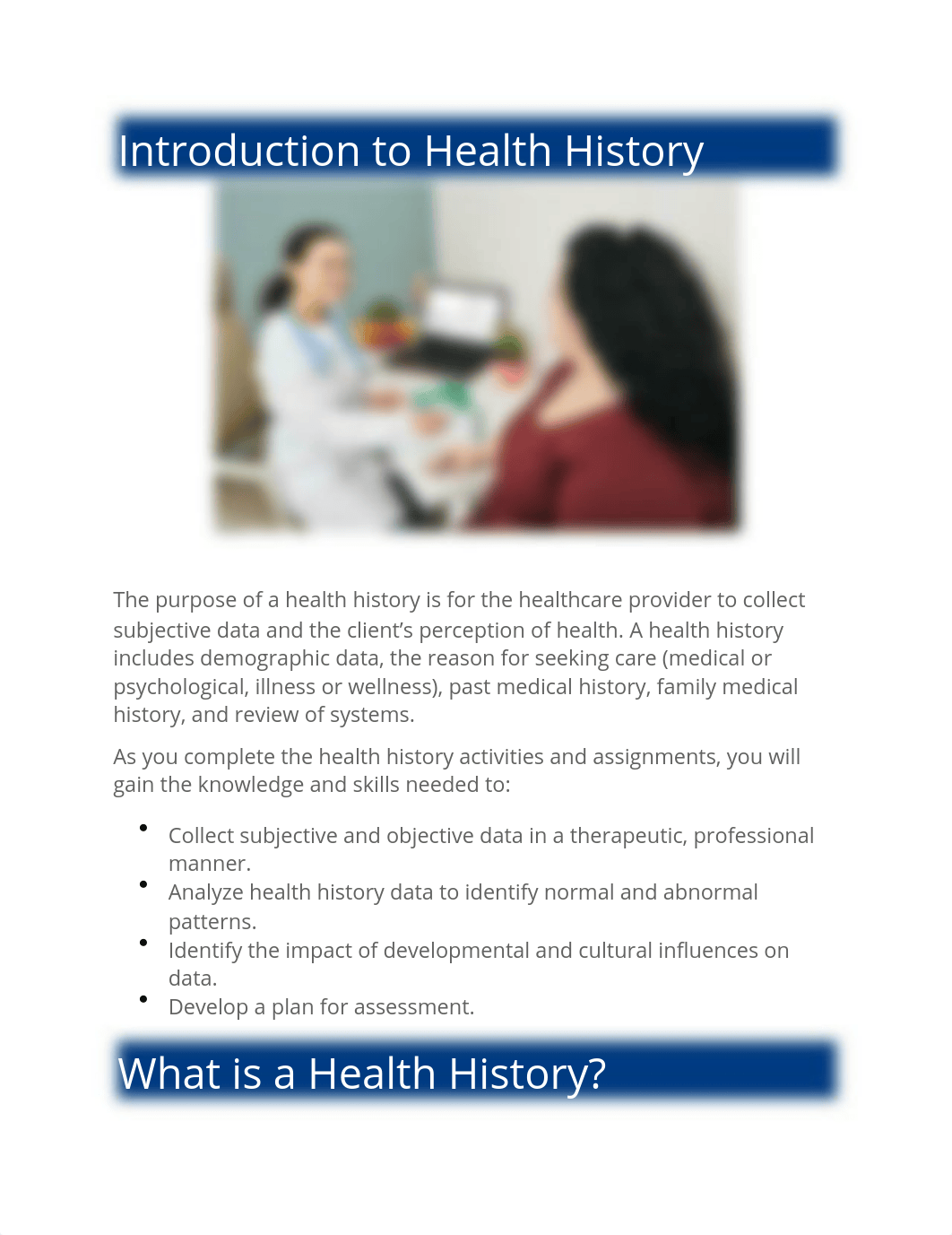 NR 302 Edapt Unit 2- Health History.docx_d4p346e2wdf_page1