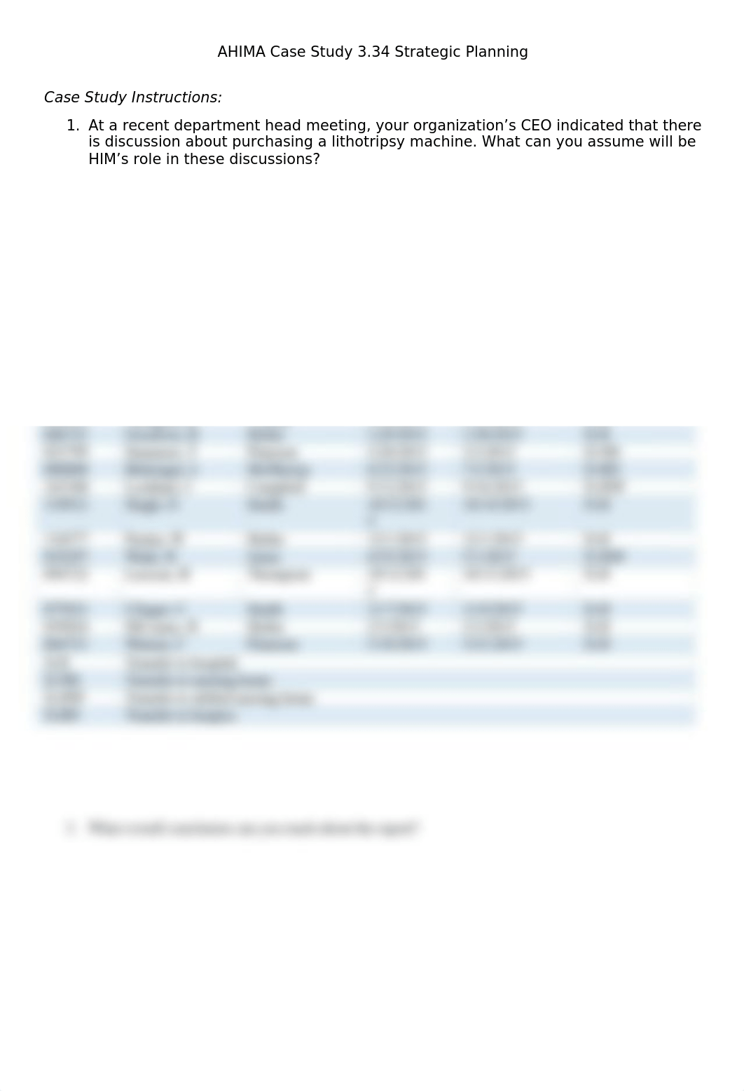 AHIMA Case Study 3.34 Strategic Planning.docx_d4p6m013qbn_page1