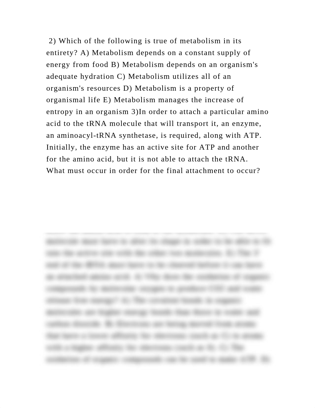 2) Which of the following is true of metabolism in its entirety A) M.docx_d4pa8f4p7qb_page2