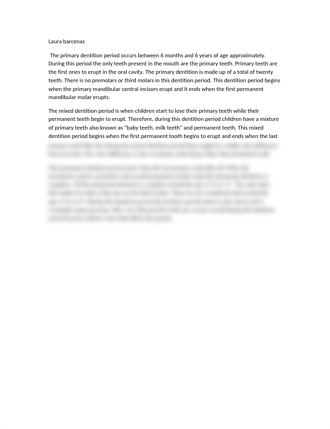 compare and contrast the primary, mixed, and permanent dentition..rtf_d4pip6uvafg_page1