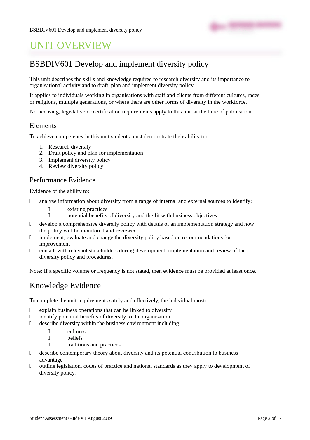 BSBDIV601 Assessment Guide v1 Student copy.docx_d4pj35z3u5s_page2