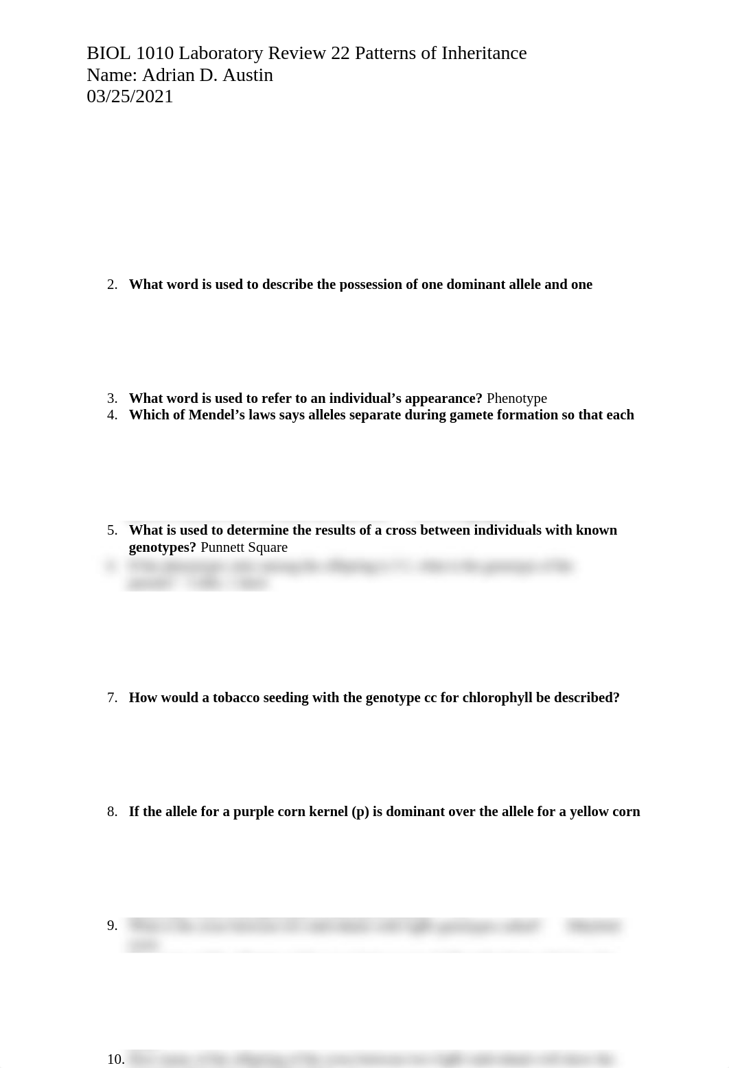 Laboratory Review 22 Patterns of Inheritance.docx_d4pnpwn14ar_page1