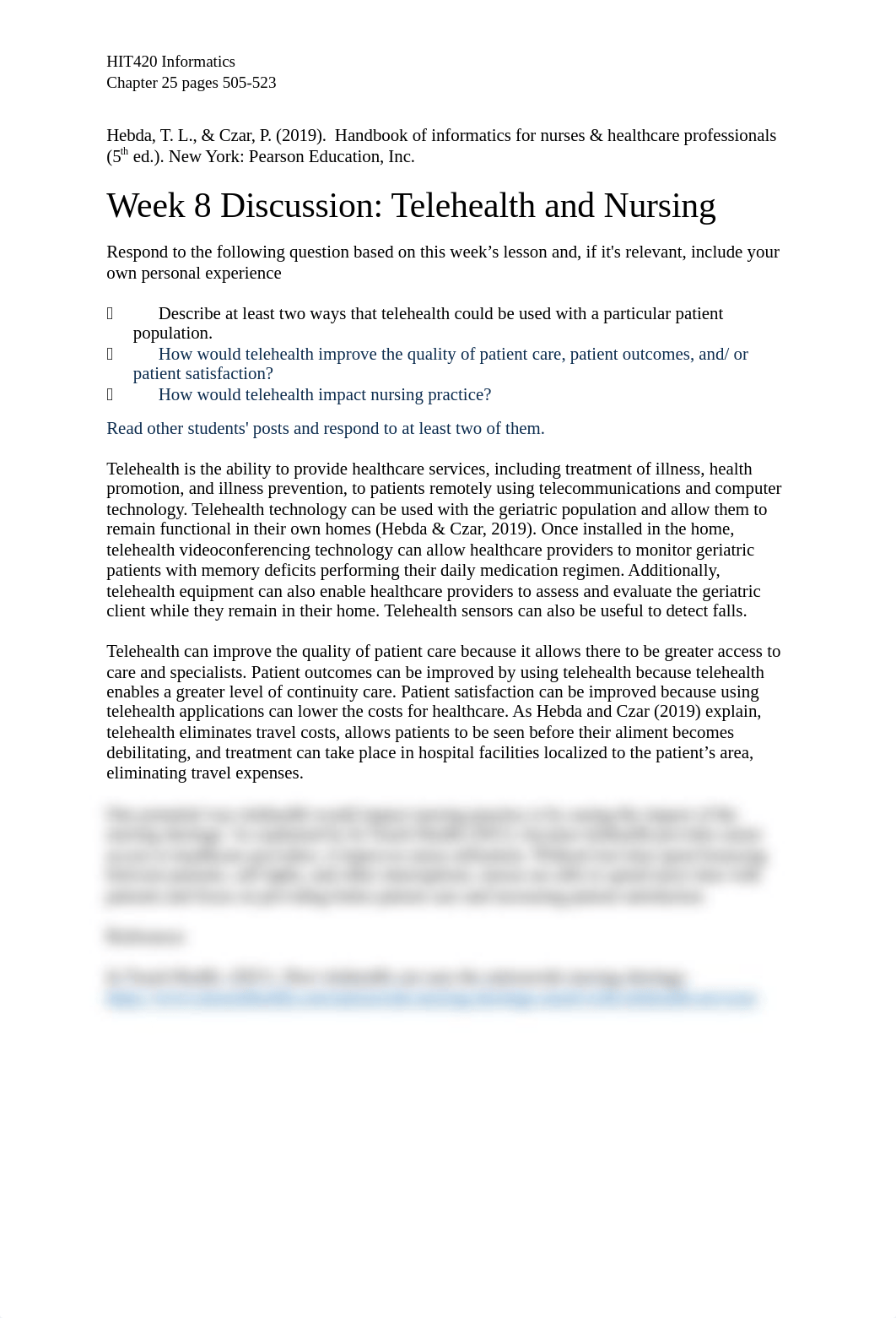 Informatics Week 8 Discussion and Responses.docx_d4q39lqio9l_page1