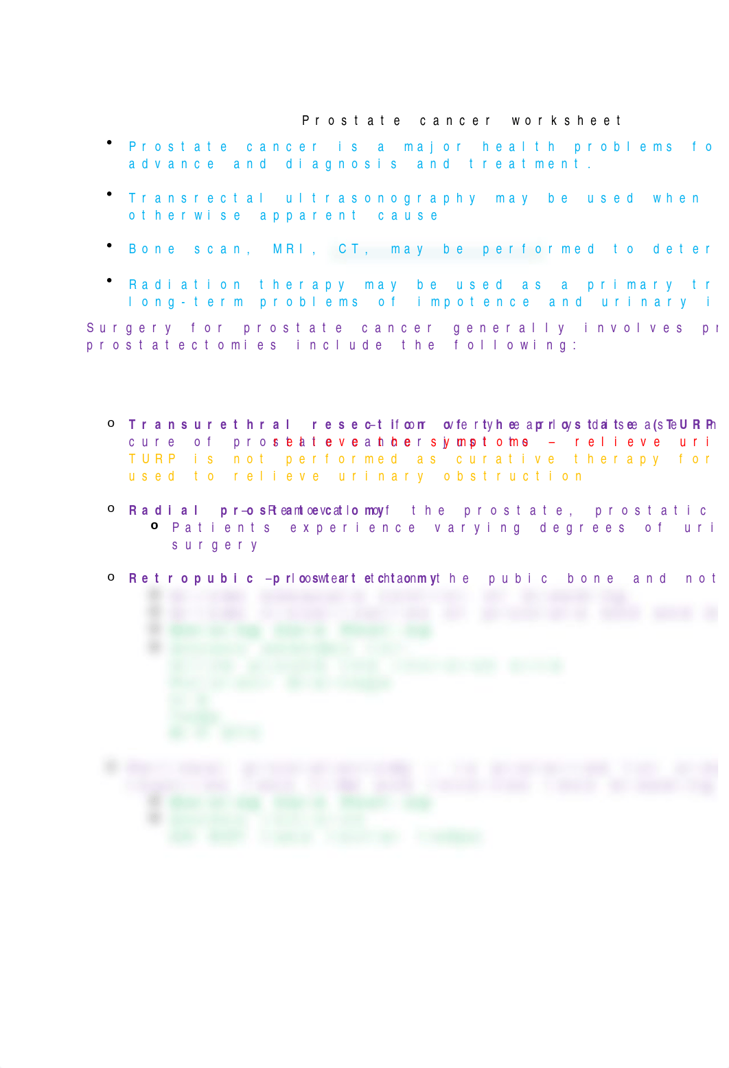 Prostate cancer Worksheet with answers.docx_d4qhldlev2w_page1