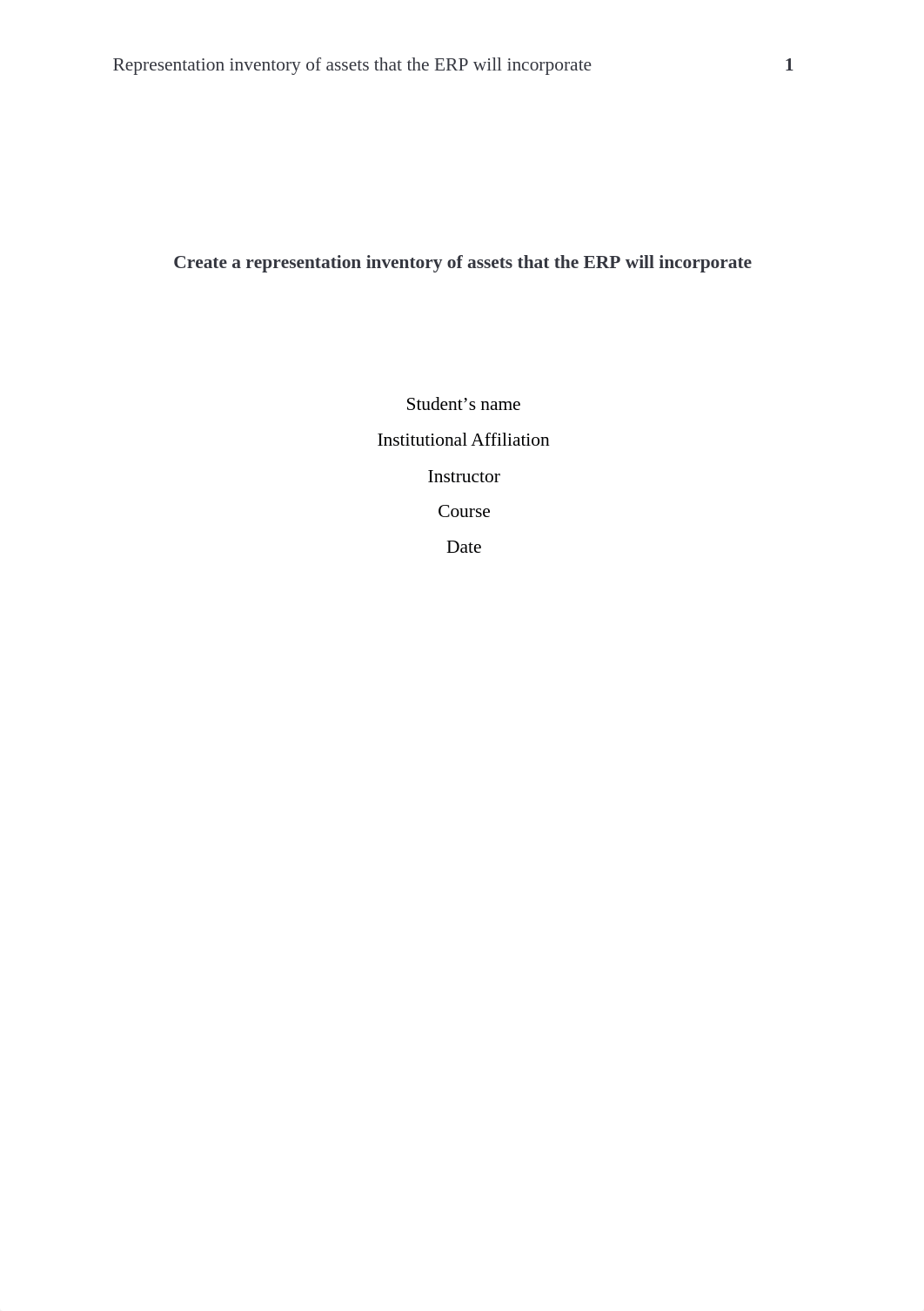 how do I create a representation inventory of assets that the erp will incorporate.docx_d4qj37slw5p_page1