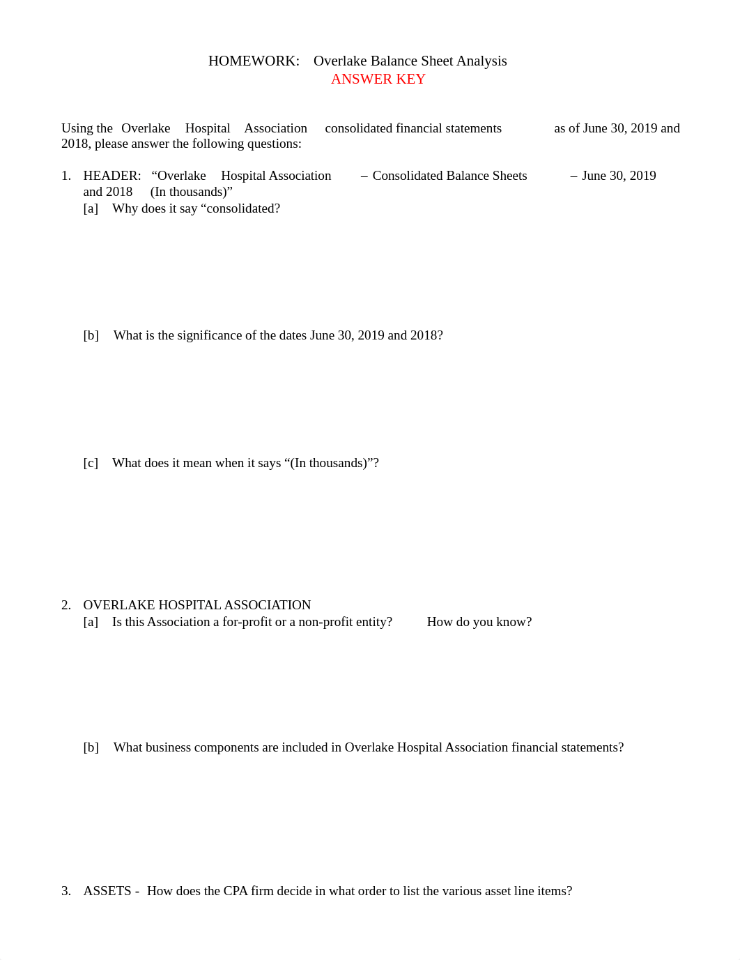 SOL 3_OVERLAKE Balance Sheet Analysis_2019 + 2018_ANSWER KEY_01.08.21.pdf_d4ro9g9sczr_page1