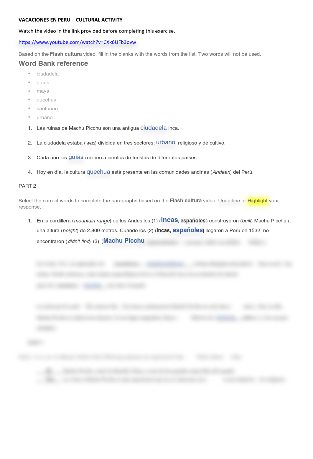 Cultural Activity - Vacaciones en Peru.pdf_d4s494wbg5w_page1