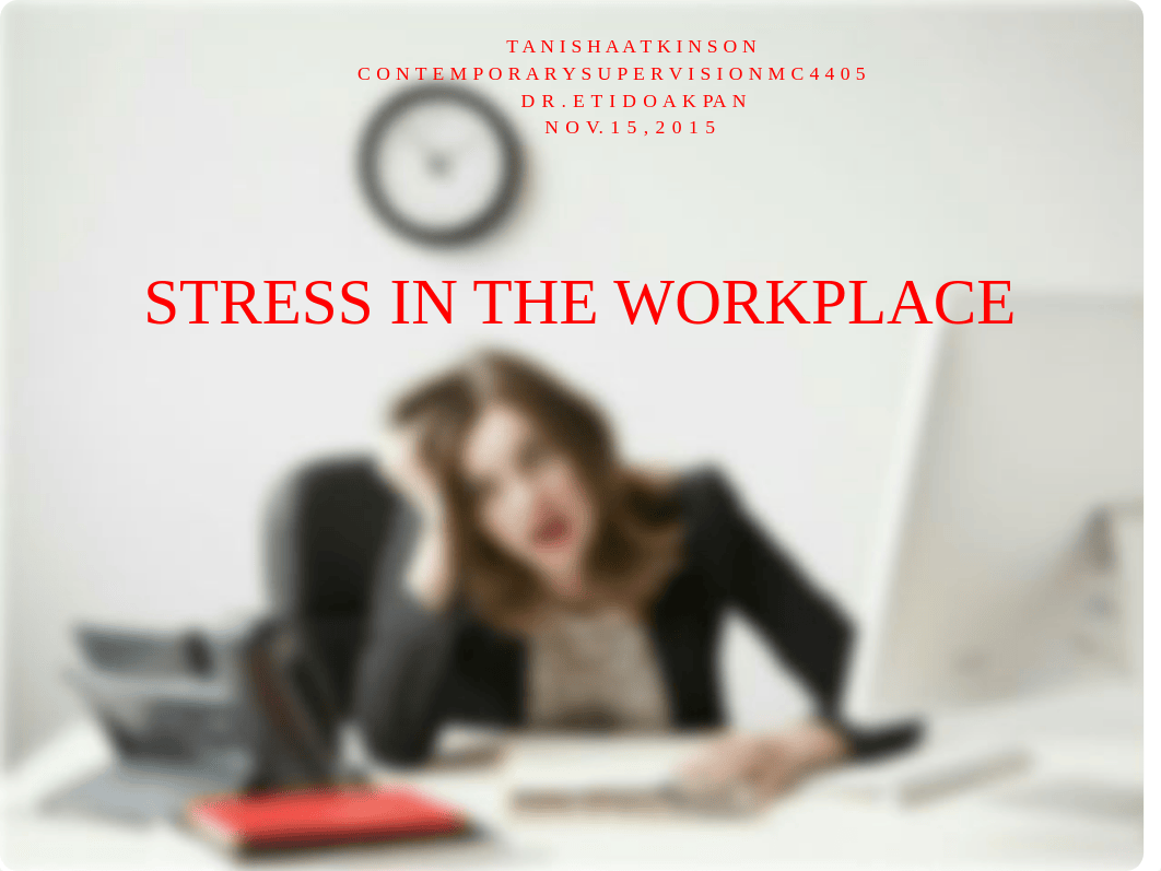 Stress in the Workplace powerpoint_d4s983yt6bi_page1