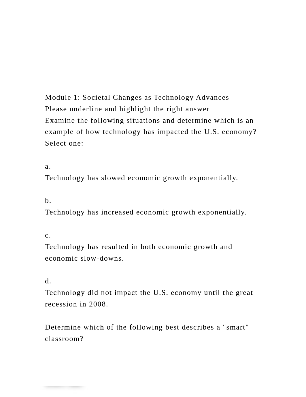 Module 1 Societal Changes as Technology AdvancesPlease un.docx_d4sdktgeesd_page2