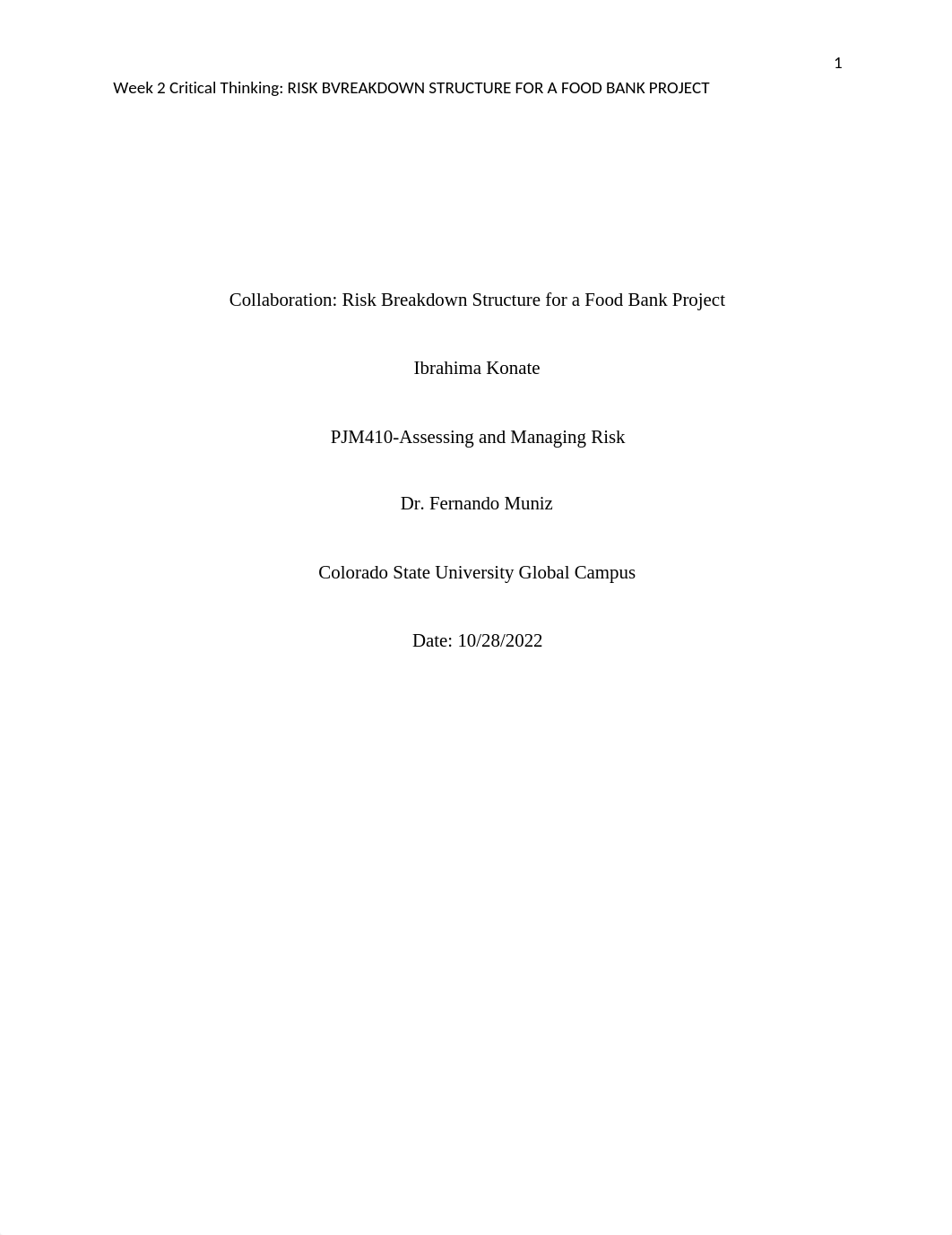 PJM410 Risk Breakdown Structure for a Food Bank Project correction.docx_d4shblid97h_page1