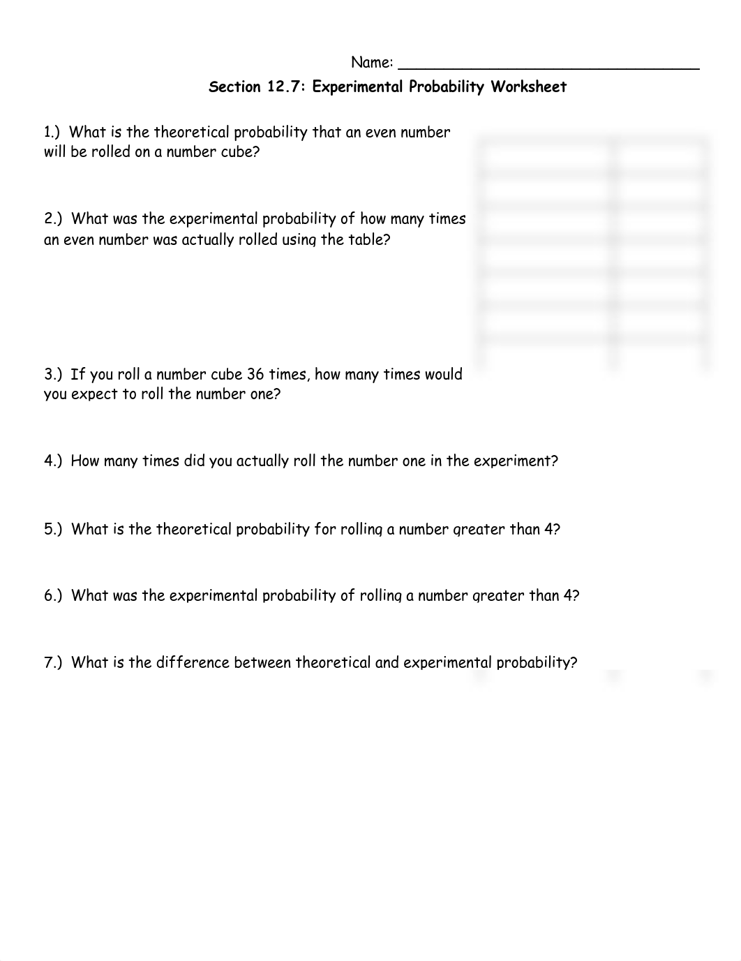 5-3_Experimental_probability_12.7_worksheet.pdf_d4shovdzory_page1