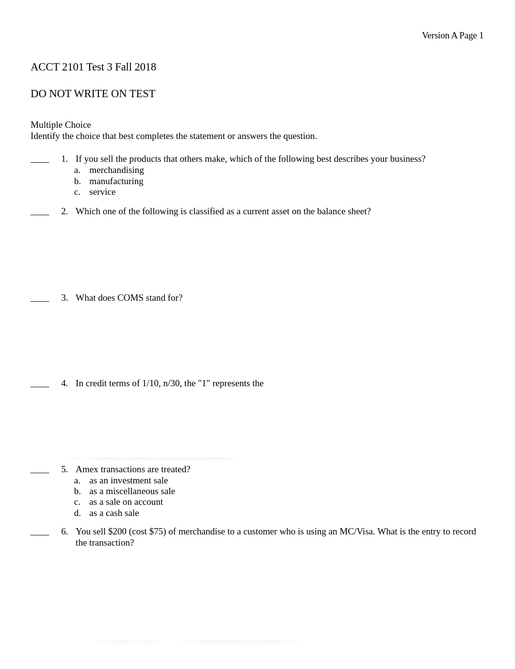 ACCT 2101 Test 3 Version A Fall 2018.rtf_d4slmp5wxqx_page1