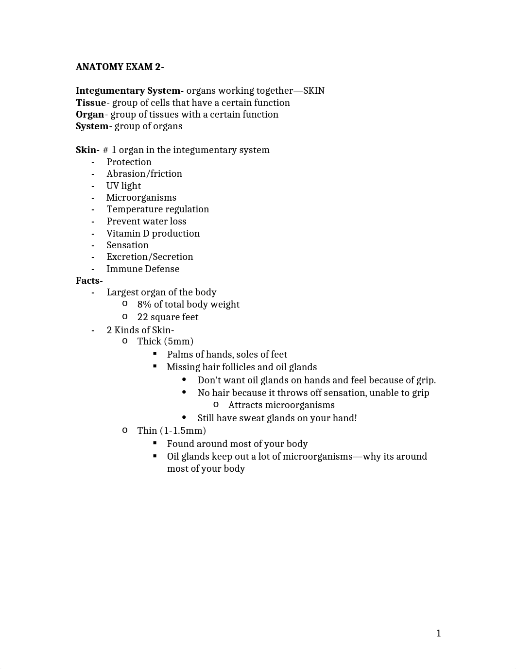 Anatomy Exam 2 Study Guide_d4svjwjhlt1_page1