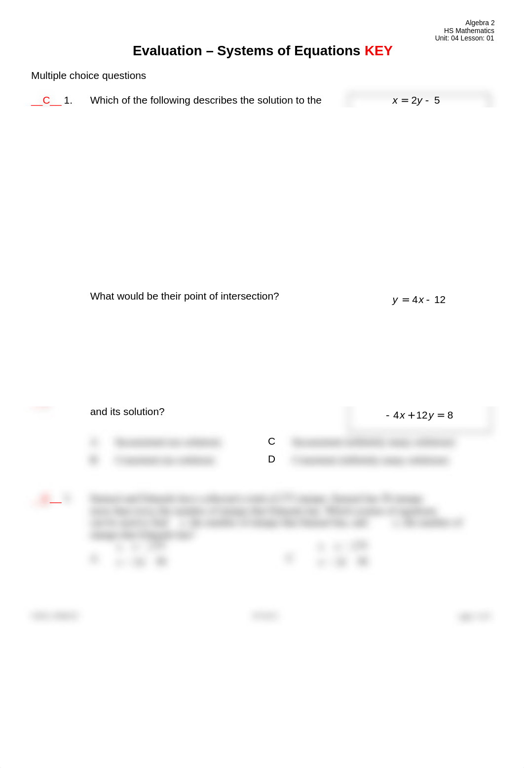 Evaluation System of Equations PI KEY_d4t43ho20im_page1