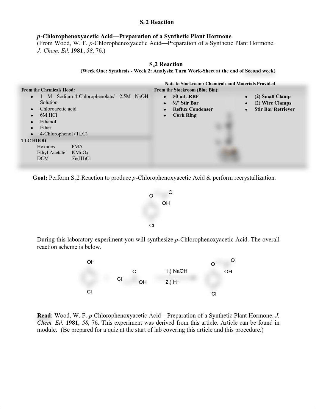 Sn2 Reaction Procedure & Work-Sheet.pdf_d4tbnhh6i20_page1