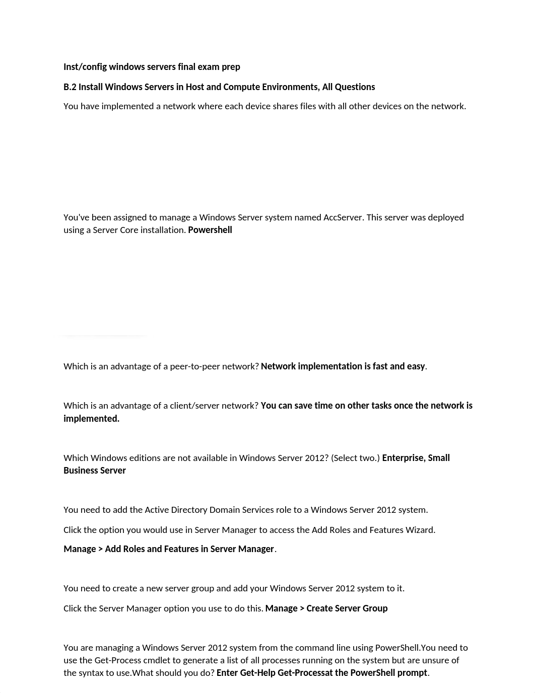 Final exam prep - B2 INstall windows servers.docx_d4tfd63d45r_page1