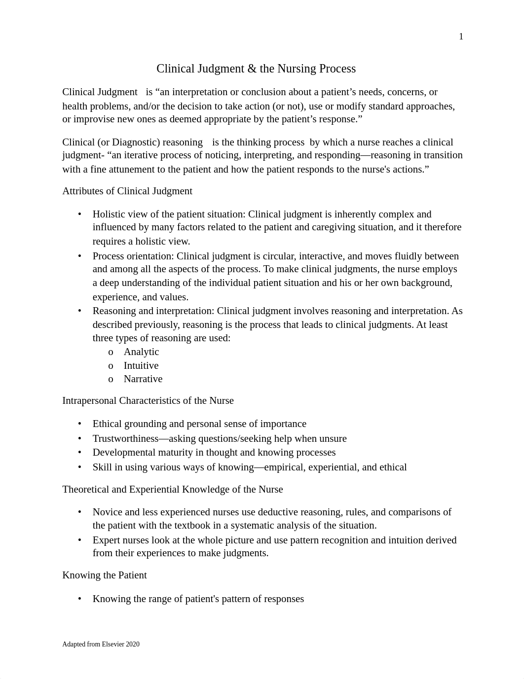 NSG 100 Clinical Judgement & the Nursing Process.pdf_d4tiodx1wvy_page1