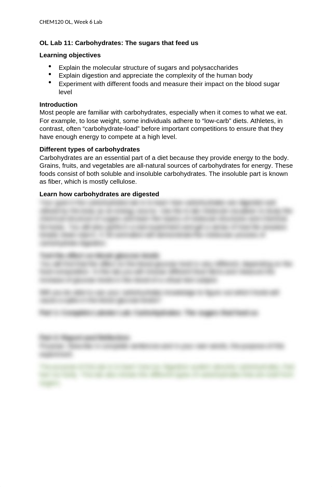 OL  Lab 11- Carbohydrates The sugars that feed us .docx_d4tsda0on2u_page1
