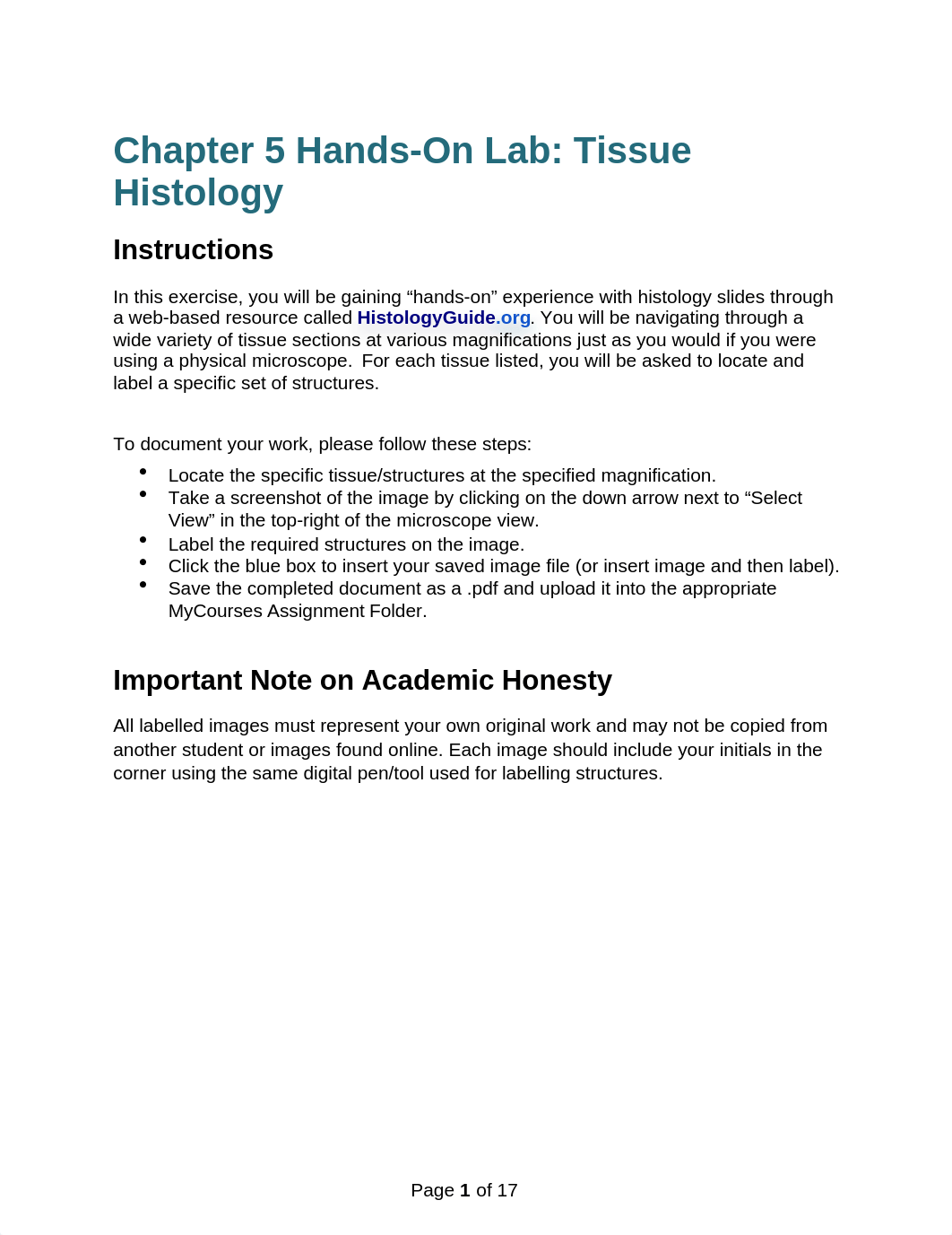 Chapter 5 Hands On Lab - Tissue Histology.docx_d4u5v9lb9ko_page1