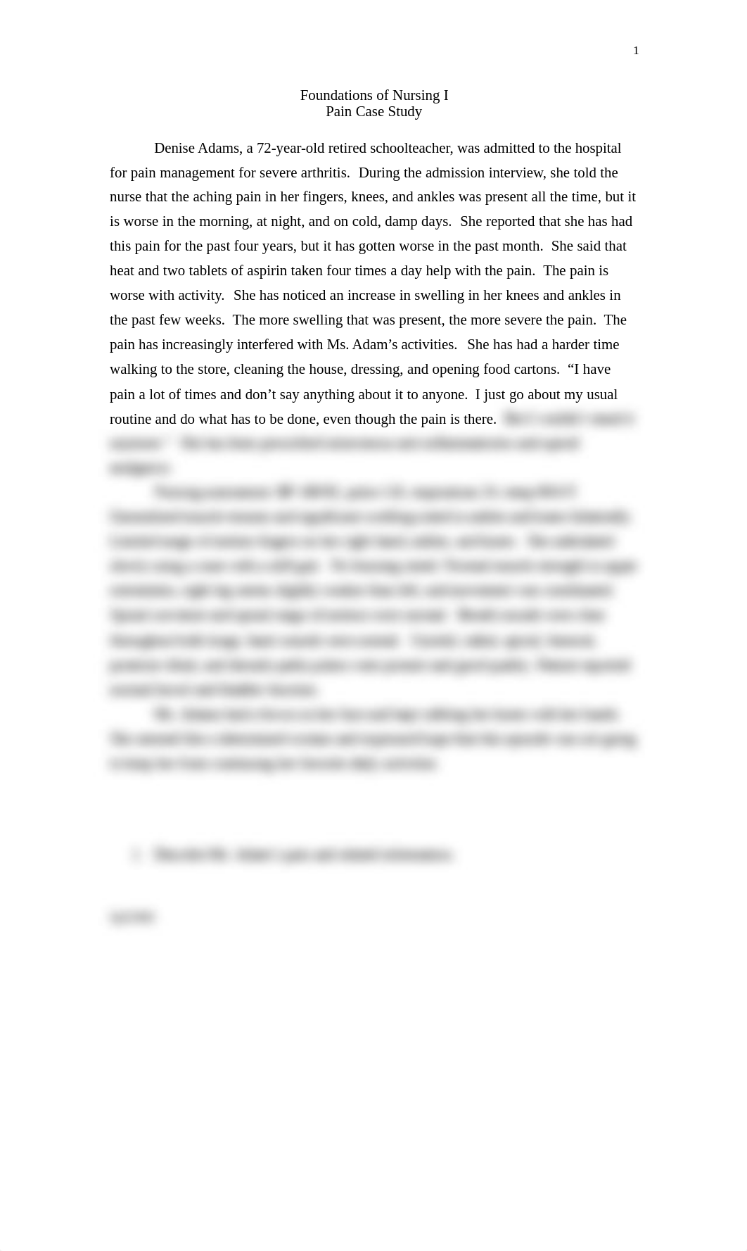 Pain Case study Sp22 Foundations 1 Pain Case Study Fa20.doc_d4uaftaglfk_page1