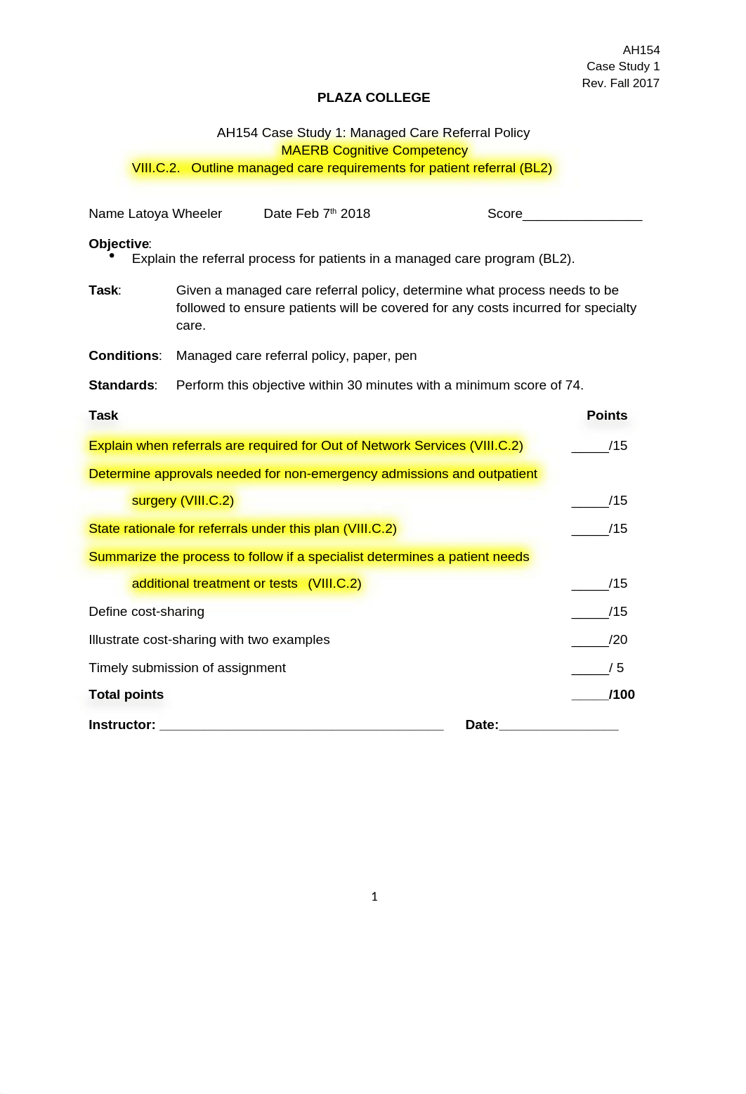 AH154 Case Study_1_Managed_Care_Referral_Highlighted_F17.docx_d4uauw763wj_page1