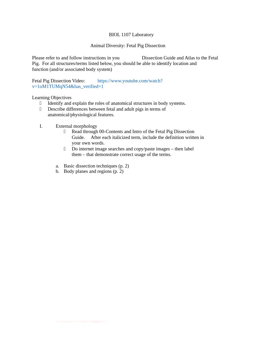 fetal pig dissection virtual lab handout.doc_d4ufgndbt5b_page1