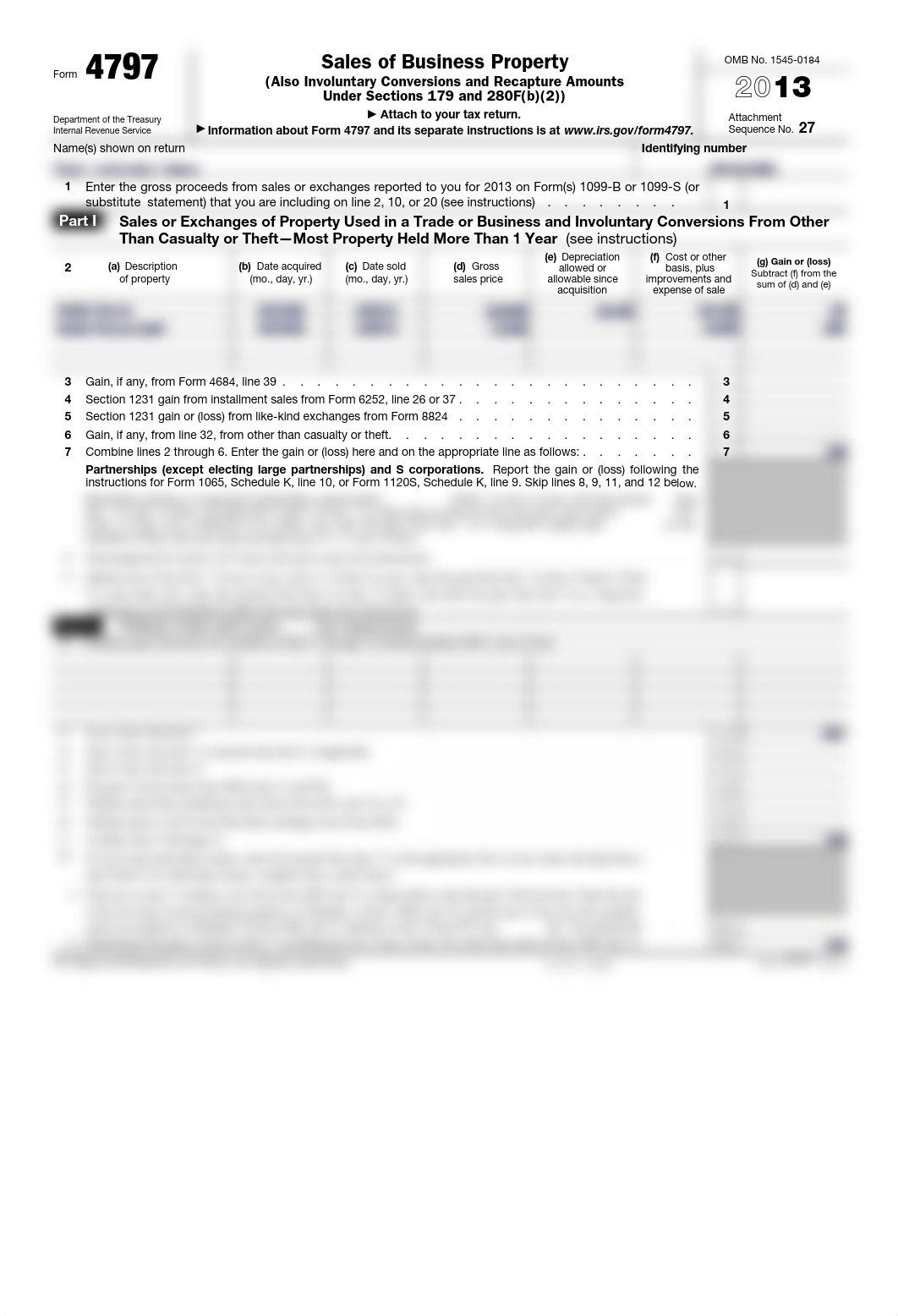 Individual Tax Return Problem 5 Form 4797_d4uhbu7a4i8_page1