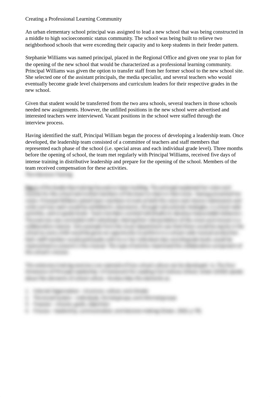 EDAD515—Found. of Ed. Admin.—Scenario—Creating a Professional Learning Community.pdf_d4uly3157e1_page1