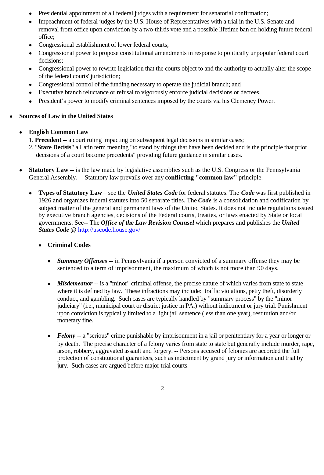 PLS 100 Test 4 Review FALL 2018 Chapter 14 The Courts.doc_d4utkyx1b06_page2