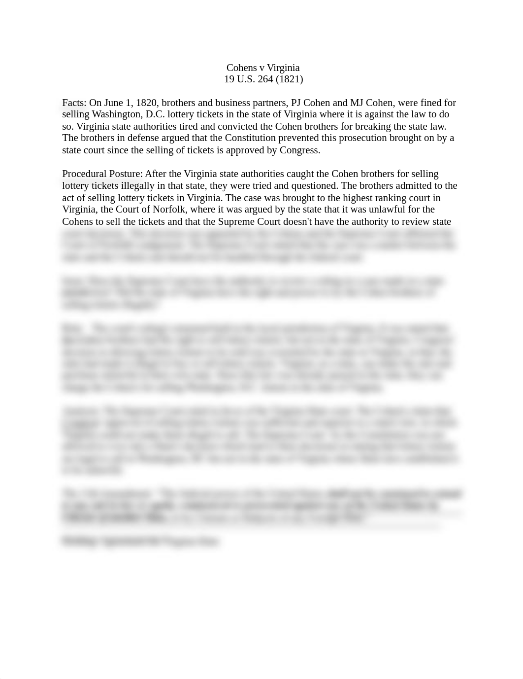 Cohens v. Virginia Casebrief_d4uypwazqcj_page1