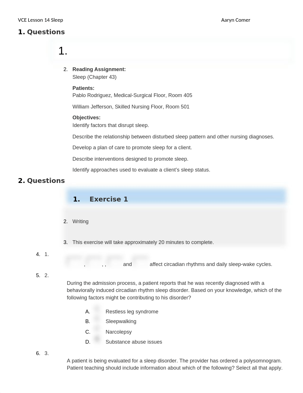 VCE lesson 14 sleep.docx_d4v6kpok2b0_page1