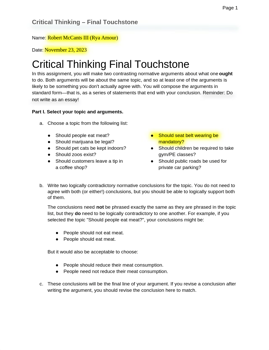 Critical Thinking Unit 4 Touchstone.docx_d4vzlskl8nb_page1