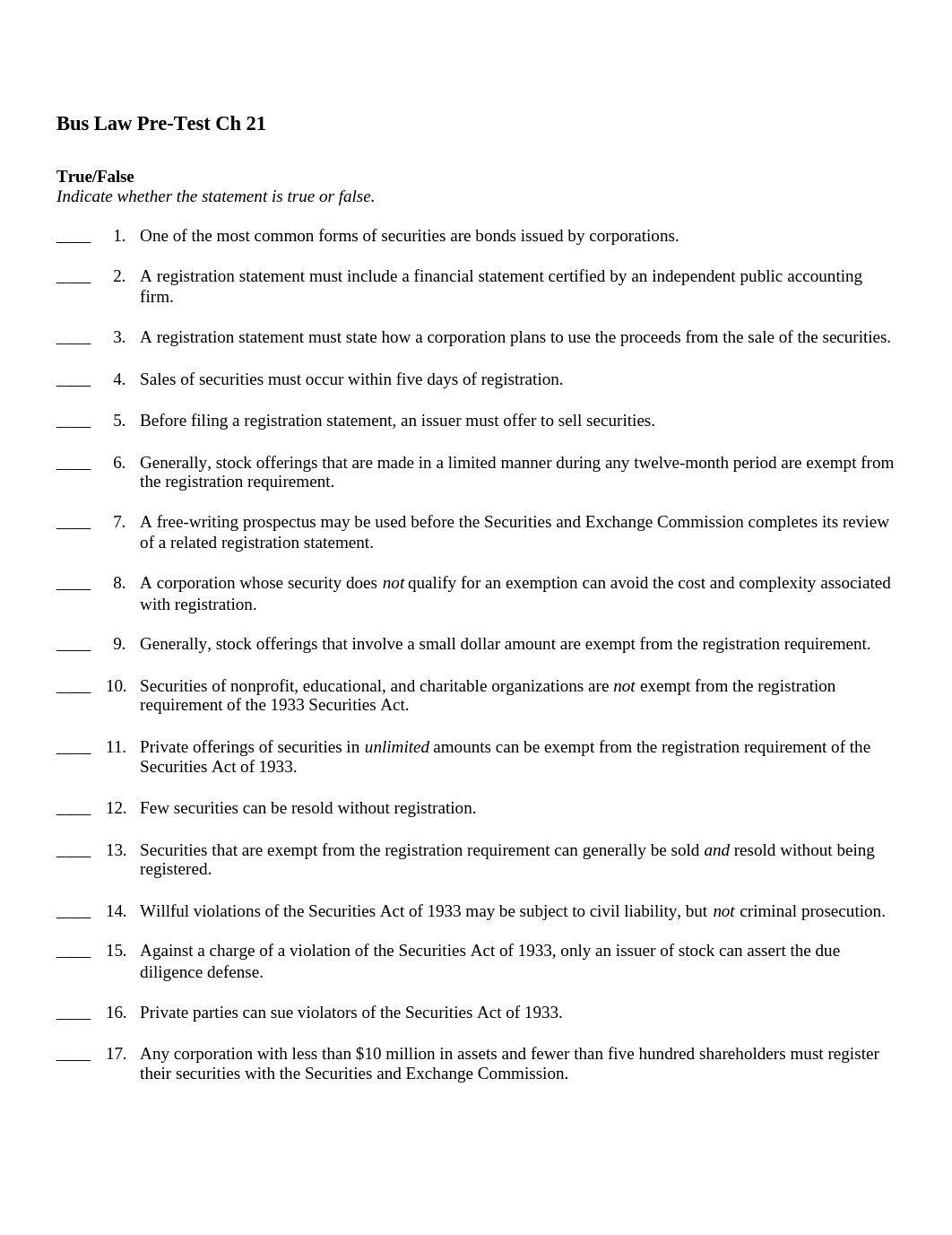 Bus Law Pre-Test Ch 21_d4w1fxze68q_page1