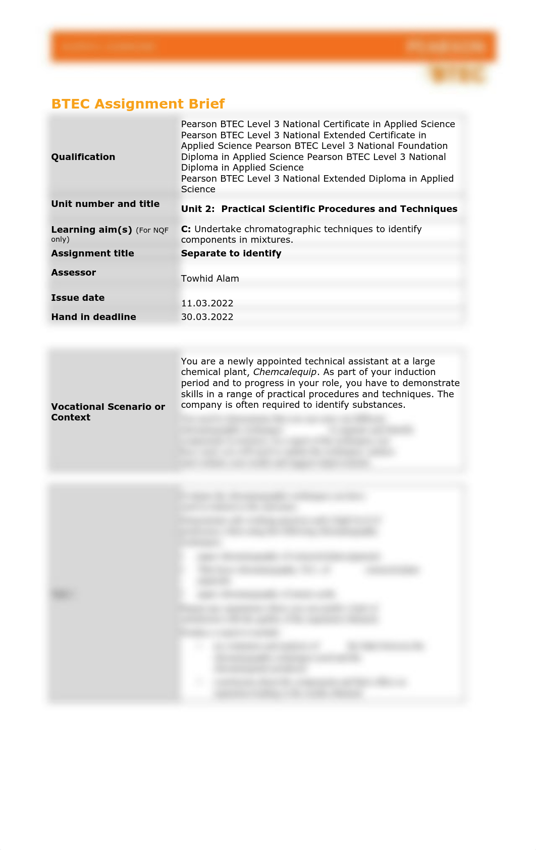 Unit-2-Authorised-Assignment-Brief-for-Learning-Aim-C-Practical-Scientific-Procedures-and-Techniques_d4wgfinvej0_page1