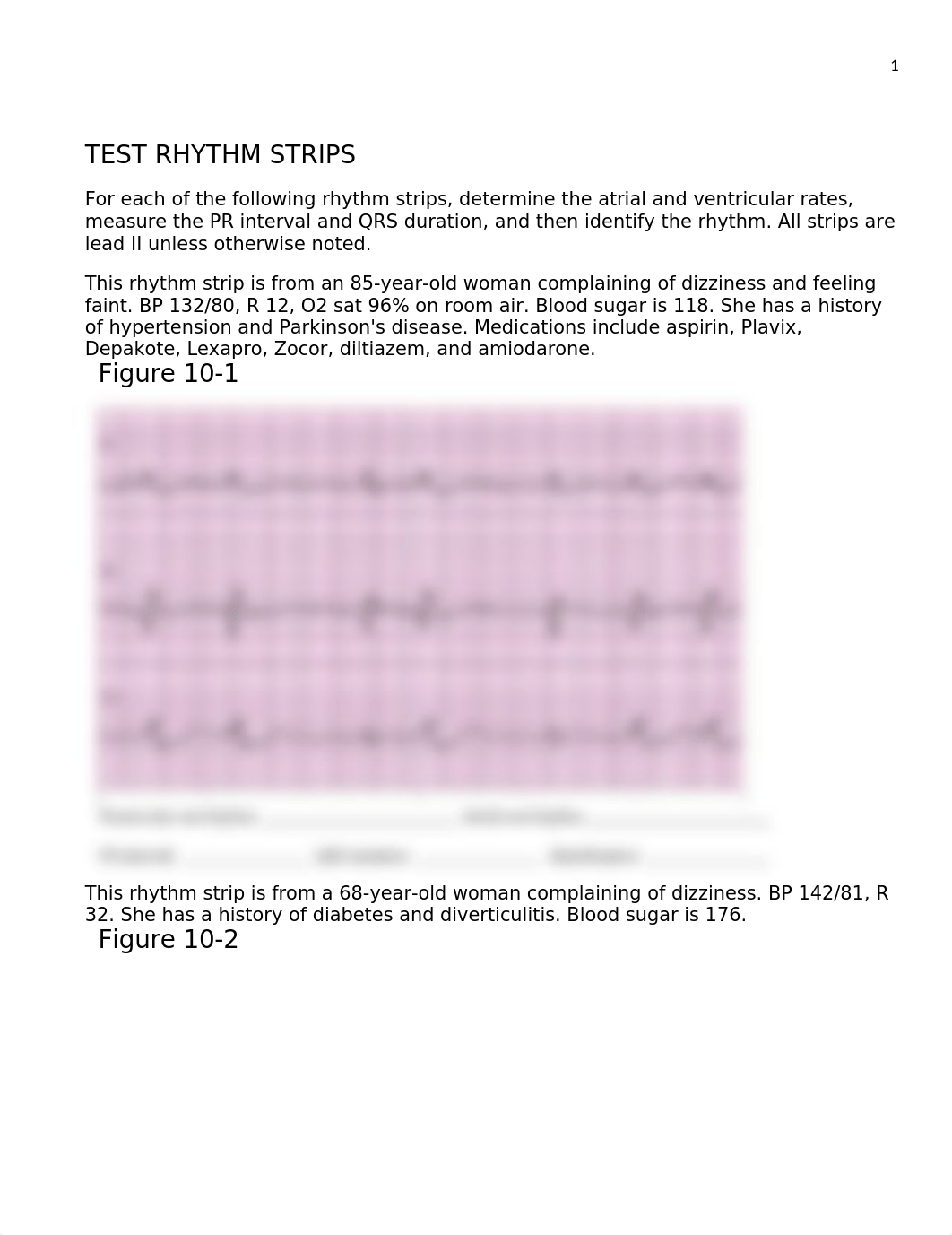 TEST RHYTHM STRIPS with answers at back.doc_d4wnwjcpv0y_page1