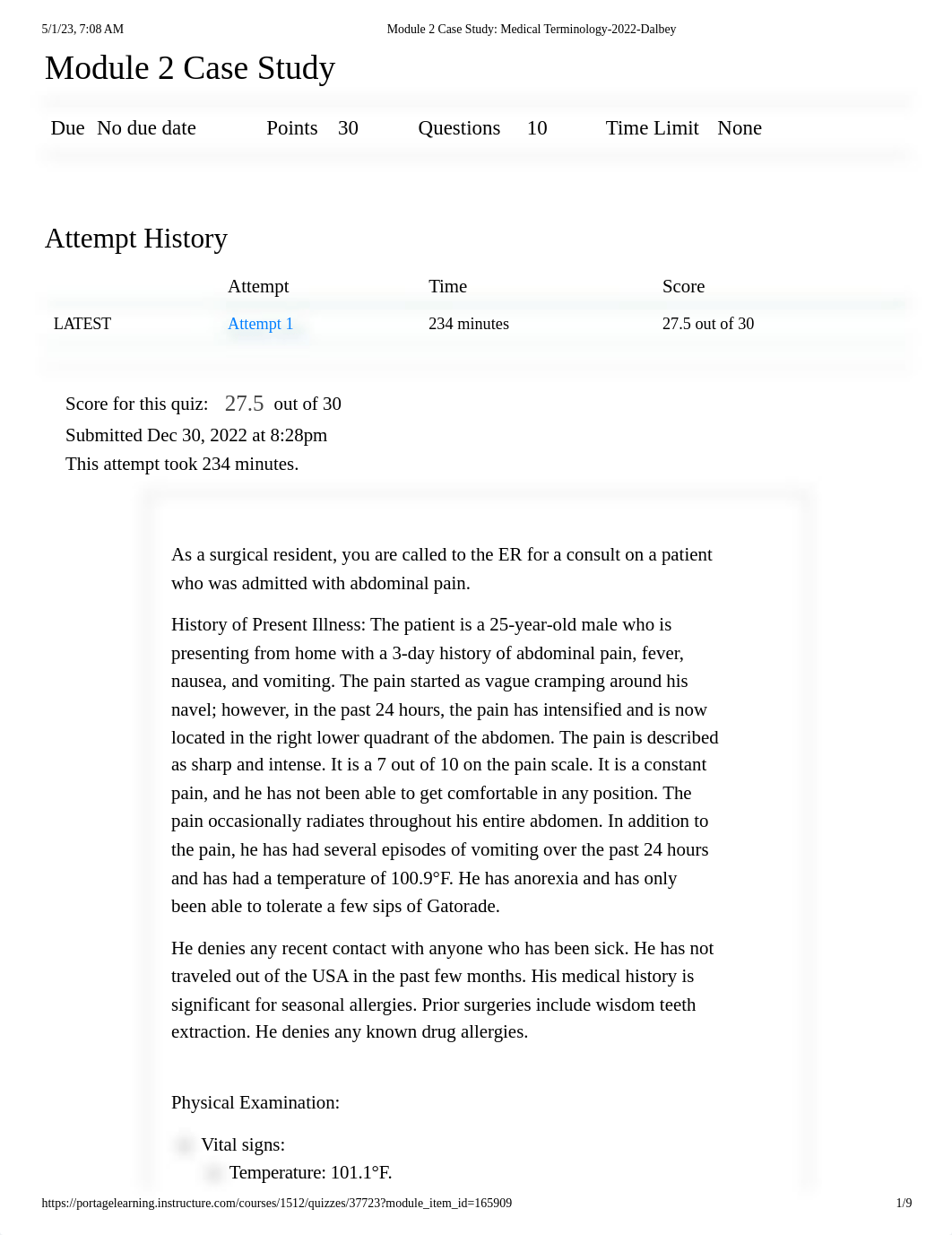 Module 2 Case Study_ Medical Terminology-2022-Dalbey.pdf_d4wq00j2ihw_page1