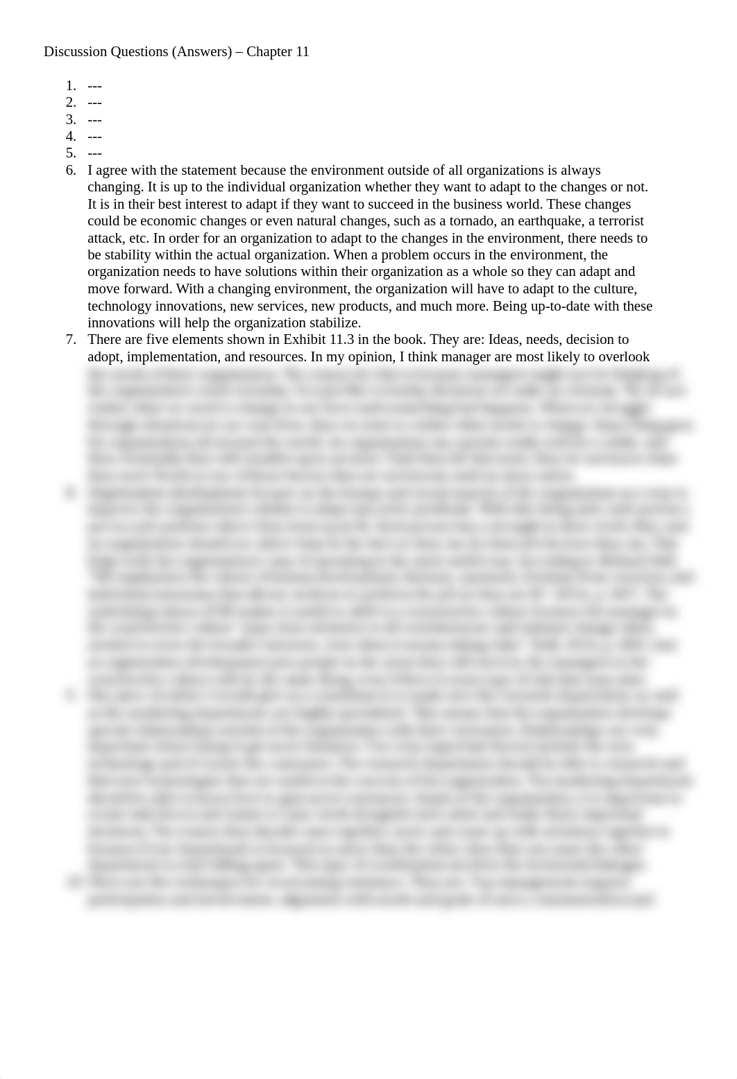 Ch 11 Discussion Questions - Organizational Theory 2018.docx_d4x3r3tzgfs_page1