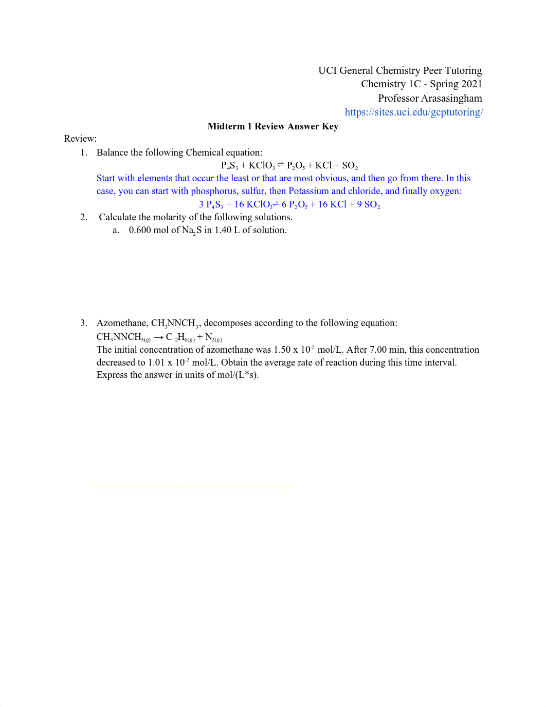 _Key_ S21 Chem1C Midterm 1 Review Answer (1).pdf_d4xf6wflj9p_page1