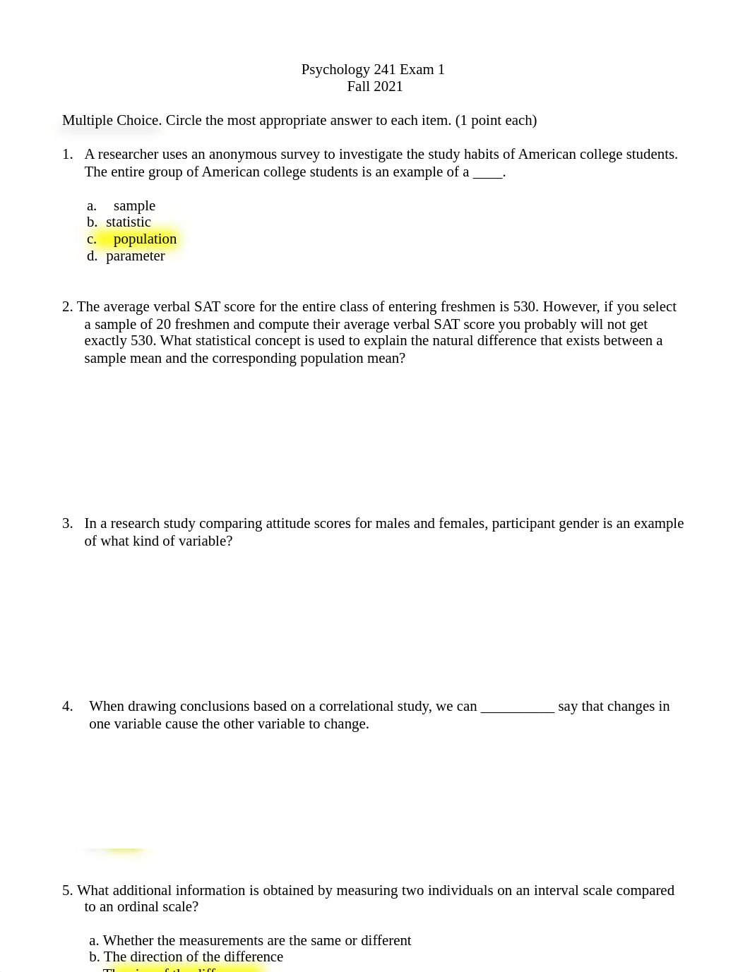 Exam 1 Fall 2021 with answers.pdf_d4xg730jgef_page1