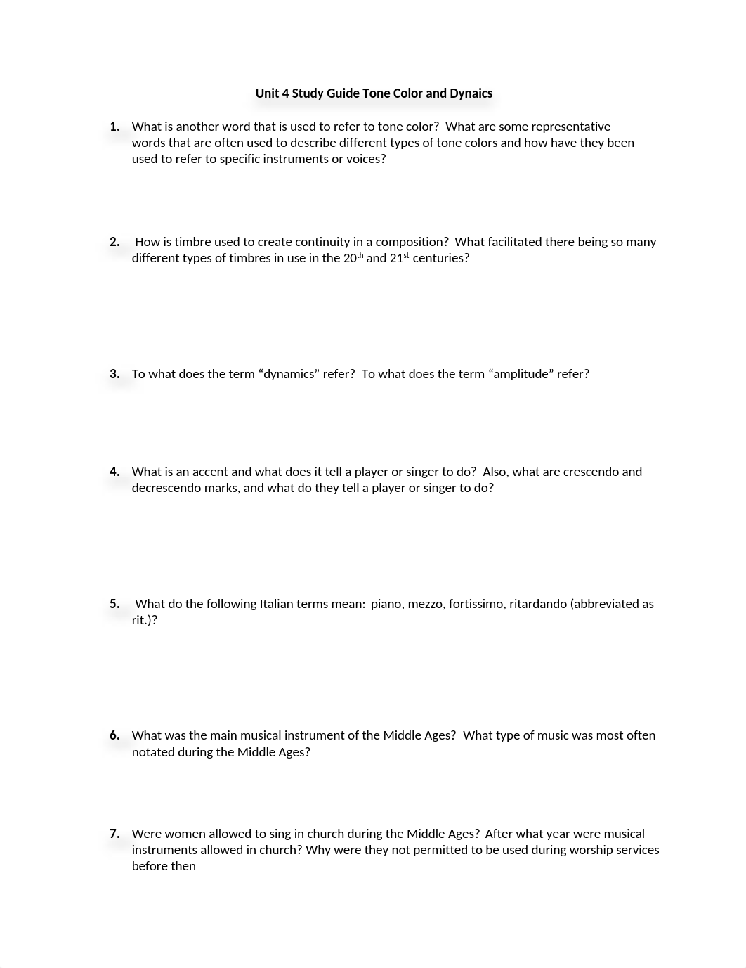 MUS APP Unit 4 Study Guide Tone Color and Dynamics.docx_d4xuptgec8j_page1