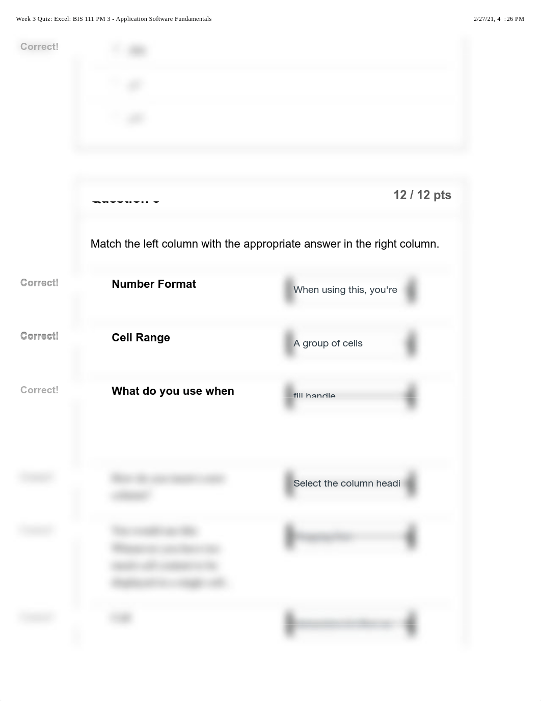 Week 3 Quiz: Excel: BIS 111 PM 3 - Application Software Fundamentals.pdf_d4xveuzj1dq_page2