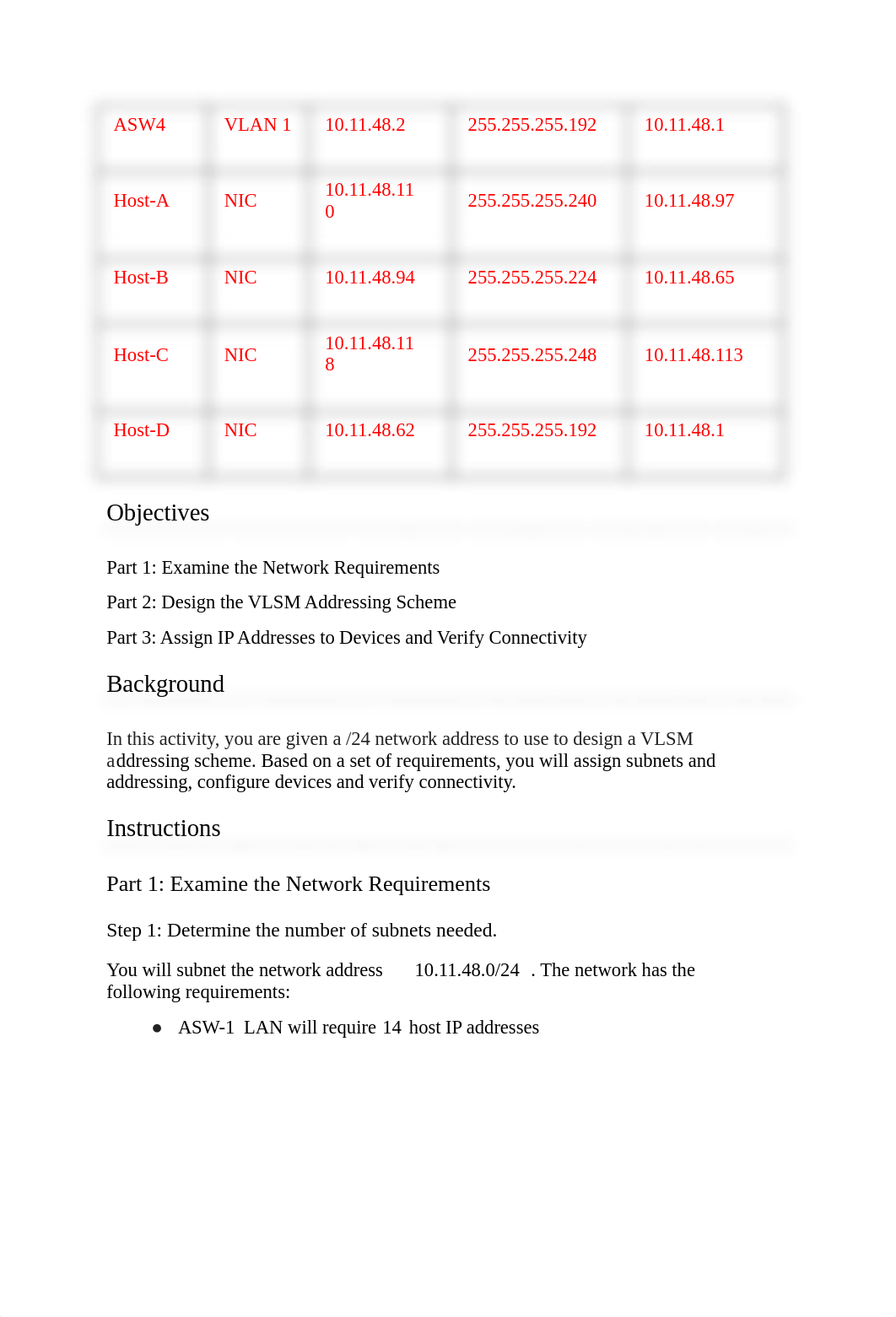 11.9.3 Packet Tracer - VLSM Design and Implementation Practice.docx_d4y35va5ya7_page2