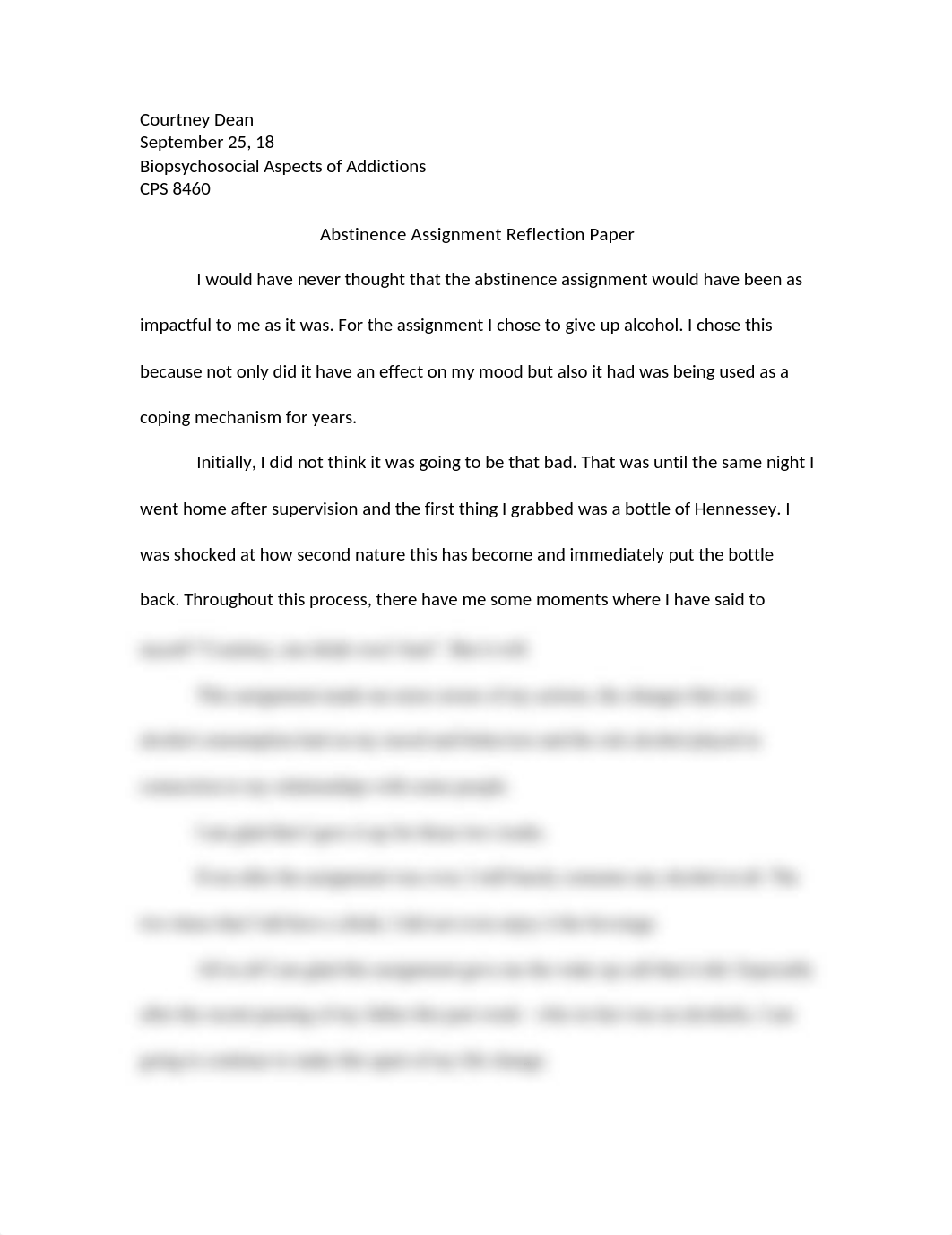 Courtney Dean-Abstinence Assignment Reflection Paper.docx_d4yeo58o1jx_page1