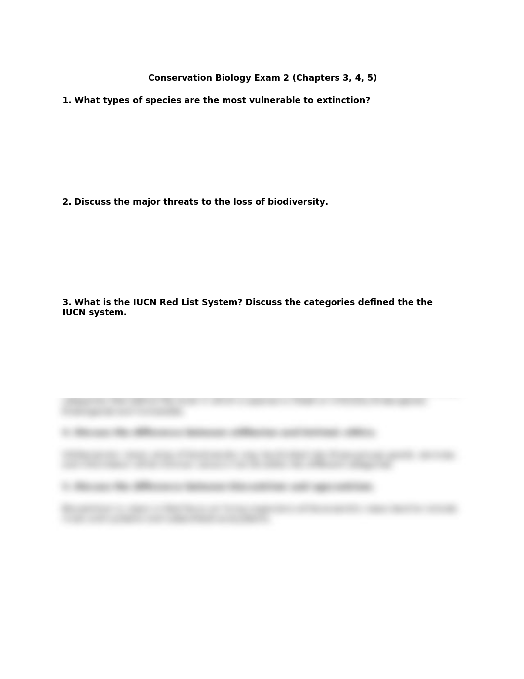 Conservation Biology Exam 2_d4yh6fc6d8r_page1