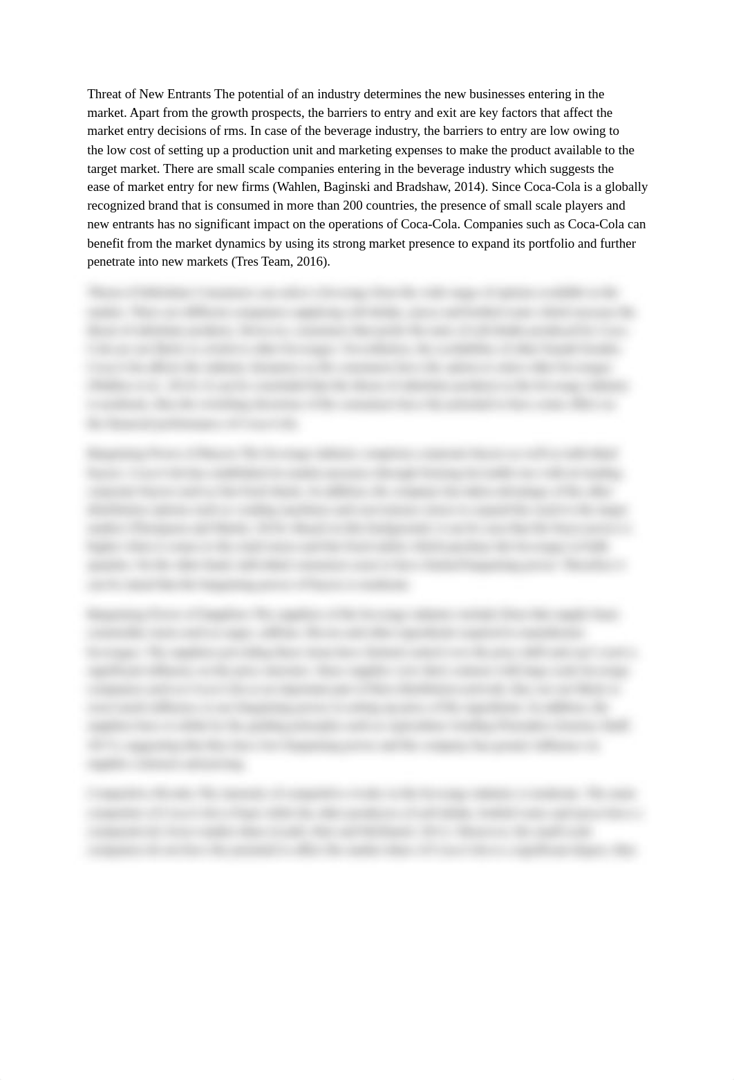 Threat of New Entrants The potential of an industry determines the new businesses entering in the ma_d4yi23an7i1_page1