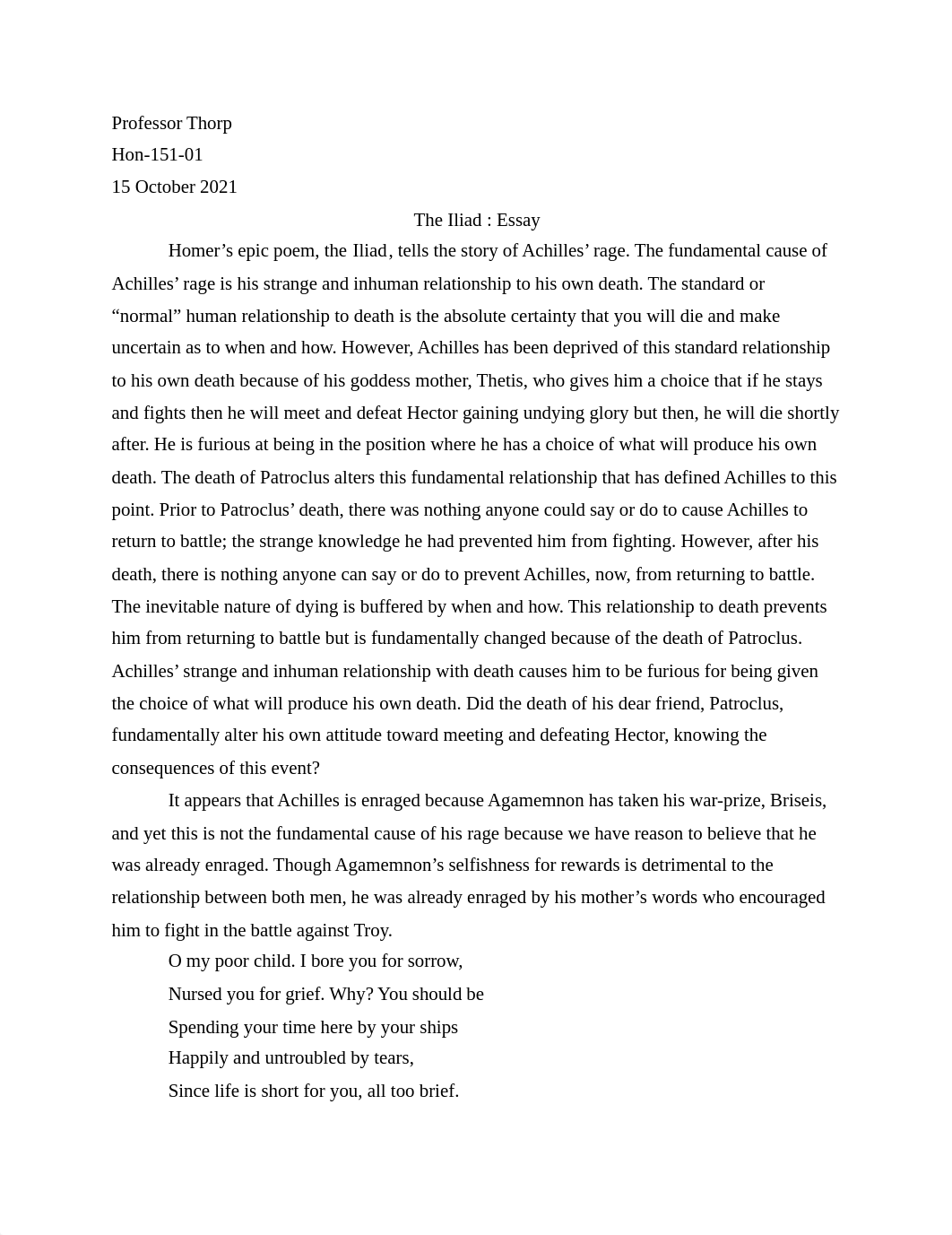 Copy of Hon-151 The Iliad _ Essay.pdf_d4ykyoo3dzi_page1