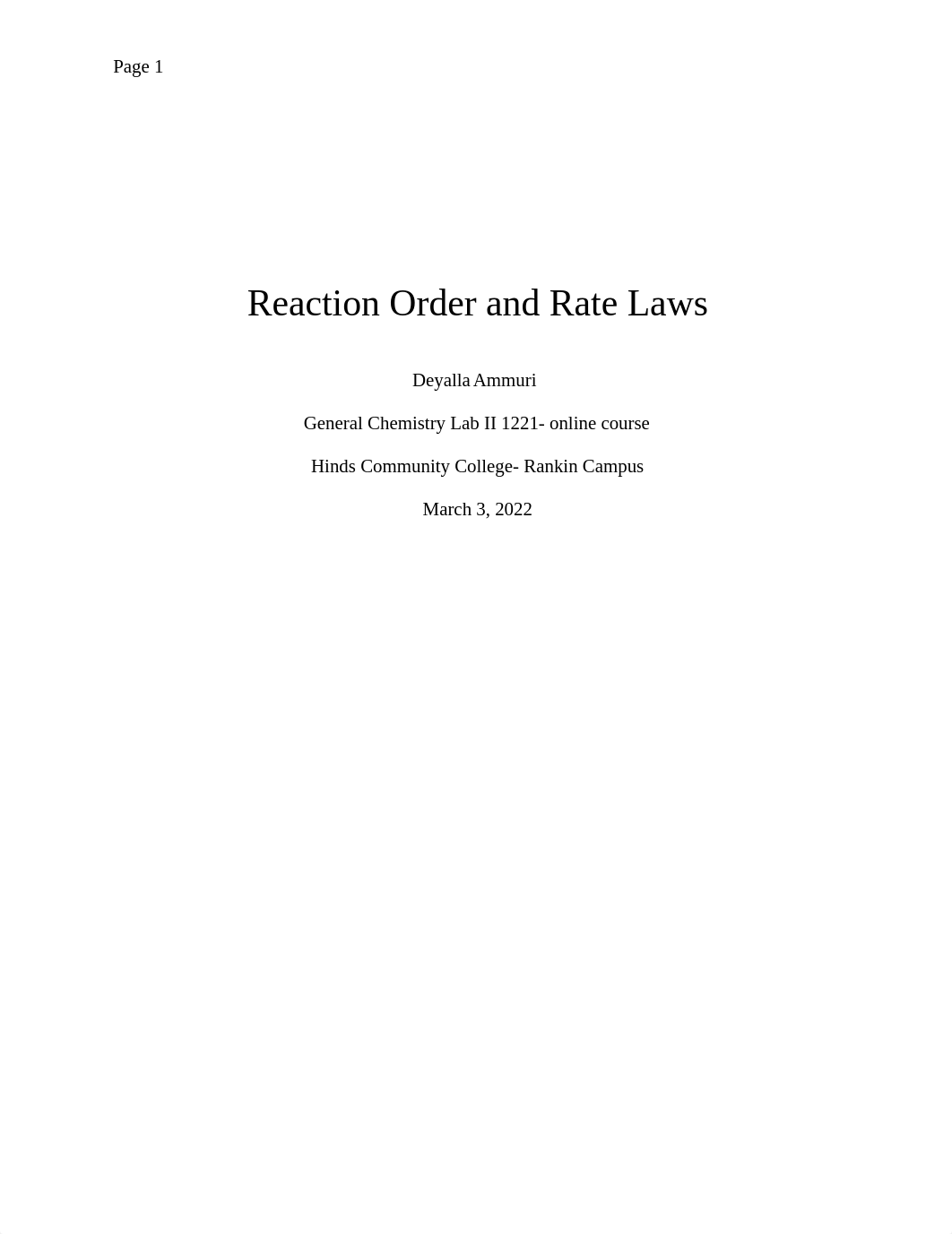 Reaction Order and Rate Laws- LAB REPORT.docx_d4yuxk7heye_page1