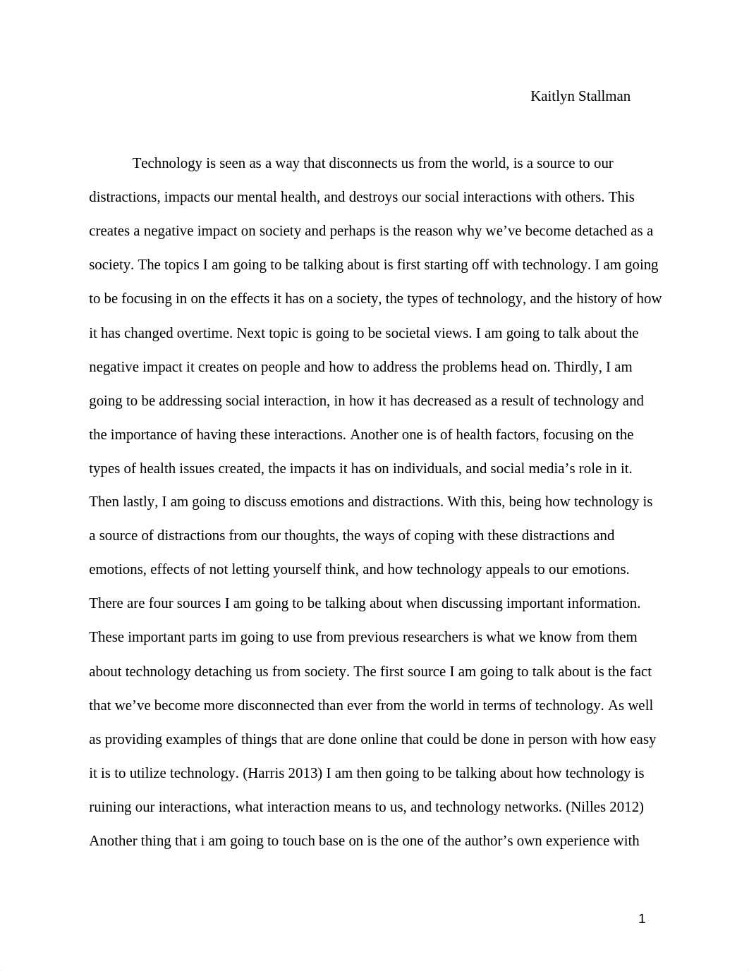 Technology seen as a way that disconnects us from the world, a source to our distractions, affecting_d4yv7jjo431_page1