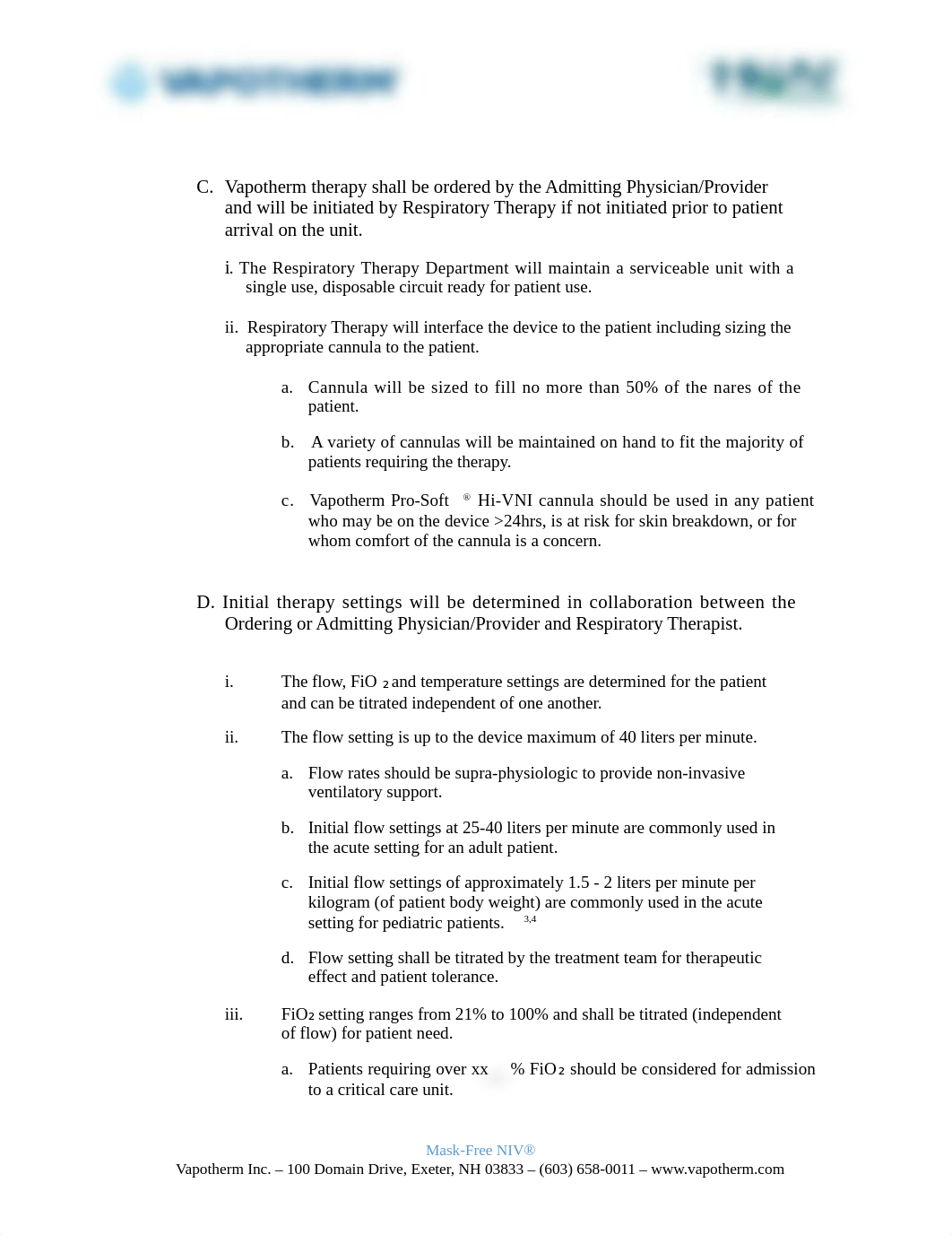 Med-Surg Procedure for Care of Patient with Vapotherm.docx_d4yw79n831y_page2